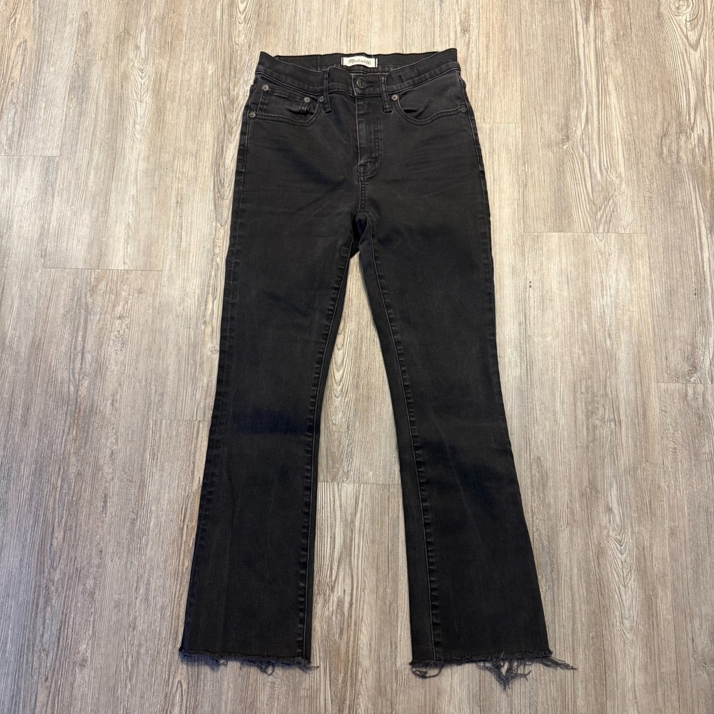 Madewell Womens 26 Cali Demiโ Boot Black Jeans